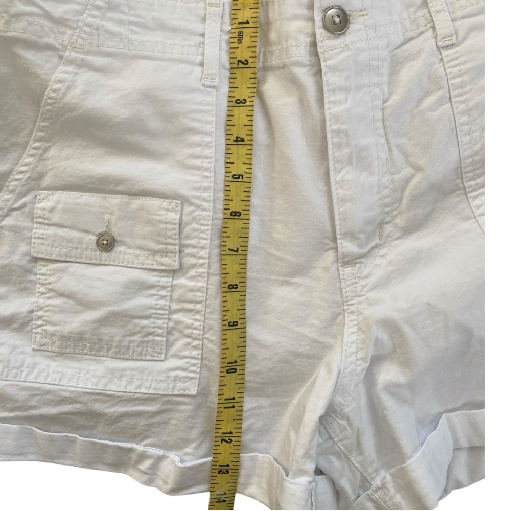 Time and Tru White Utility Shorts w/ Elastic Waist | Size 14 | NWOT - Picture 5 of 5